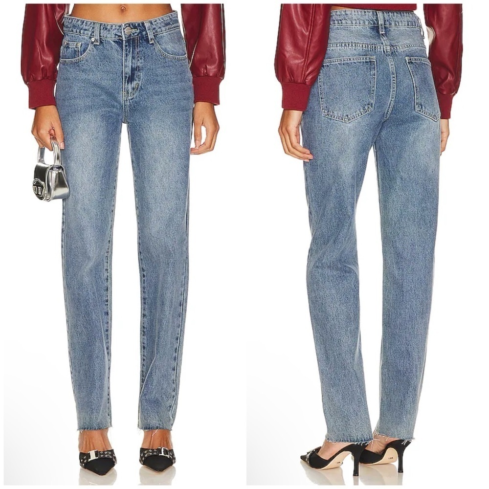 Superdown Dylan Straight Denim Jean in Dark Wash Size 26